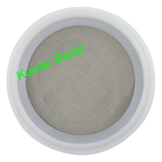 PTFE Tri Clamp Screen Sanitary Gasket mei SS 316 mesh